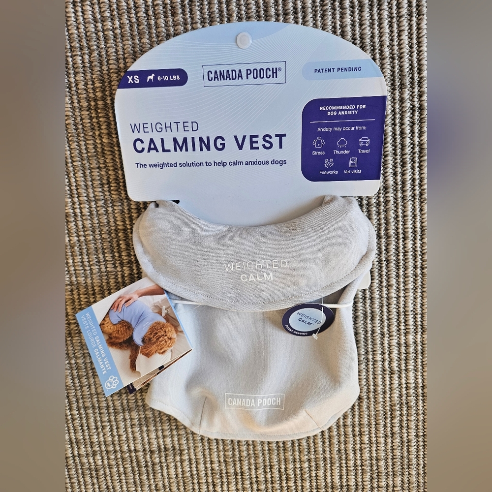 Canada Pooch Weighted Calming Vest XS